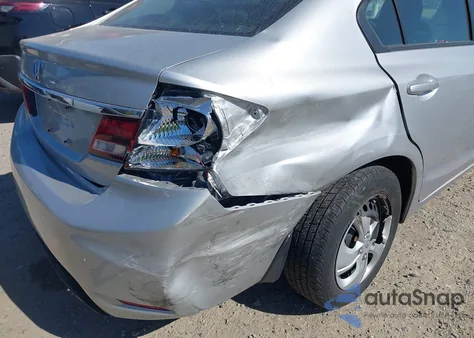 2013 Honda Civic Lx из США, поврежденный, VIN 2HGFB2F50DH559652